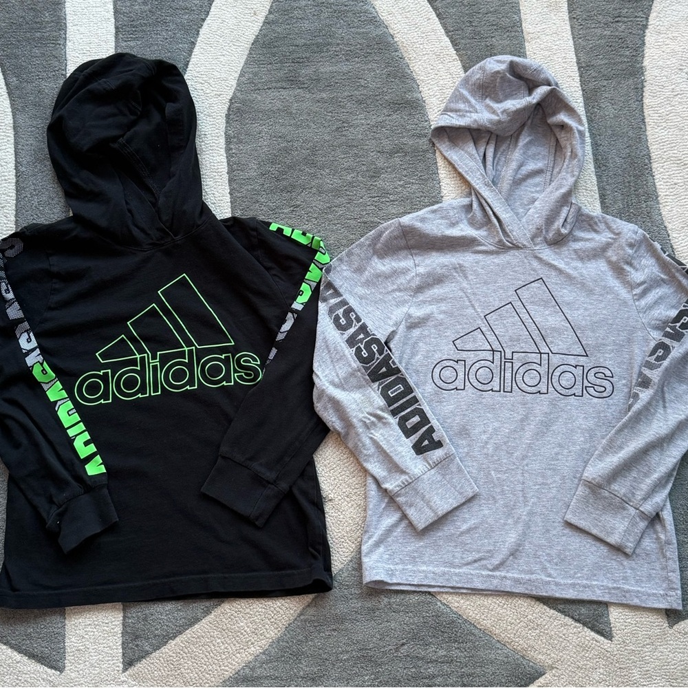 Bundle of Boys Adidas long sleeve shirts